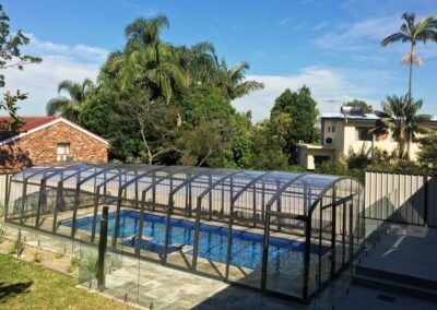 Swimming pool sunroom, pool protection, pool enclosure